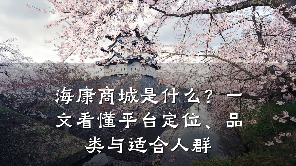 海康商城是什么？一文看懂平台定位、品类与适合人群