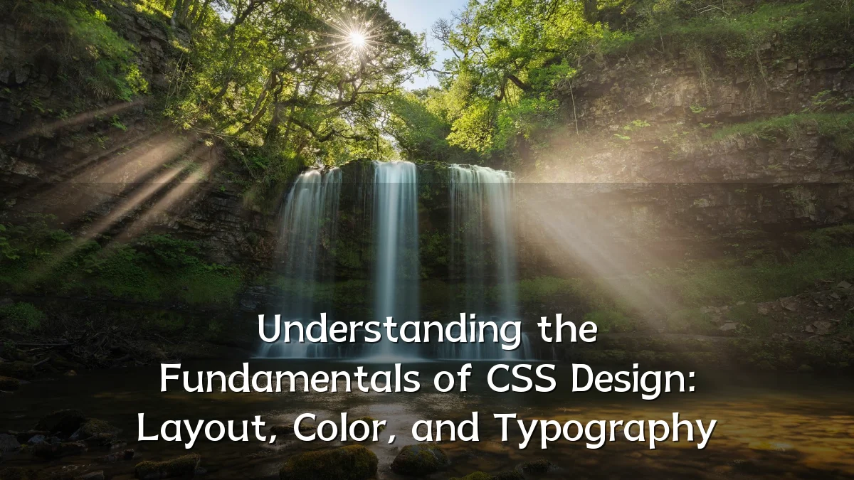Understanding the Fundamentals of CSS Design: Layout, Color, and Typography