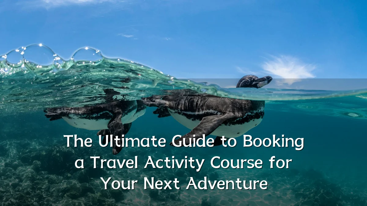 The Ultimate Guide to Booking a Travel Activity Course for Your Next Adventure