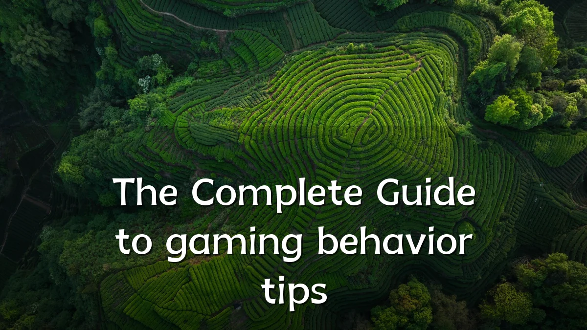 The Complete Guide to gaming behavior tips