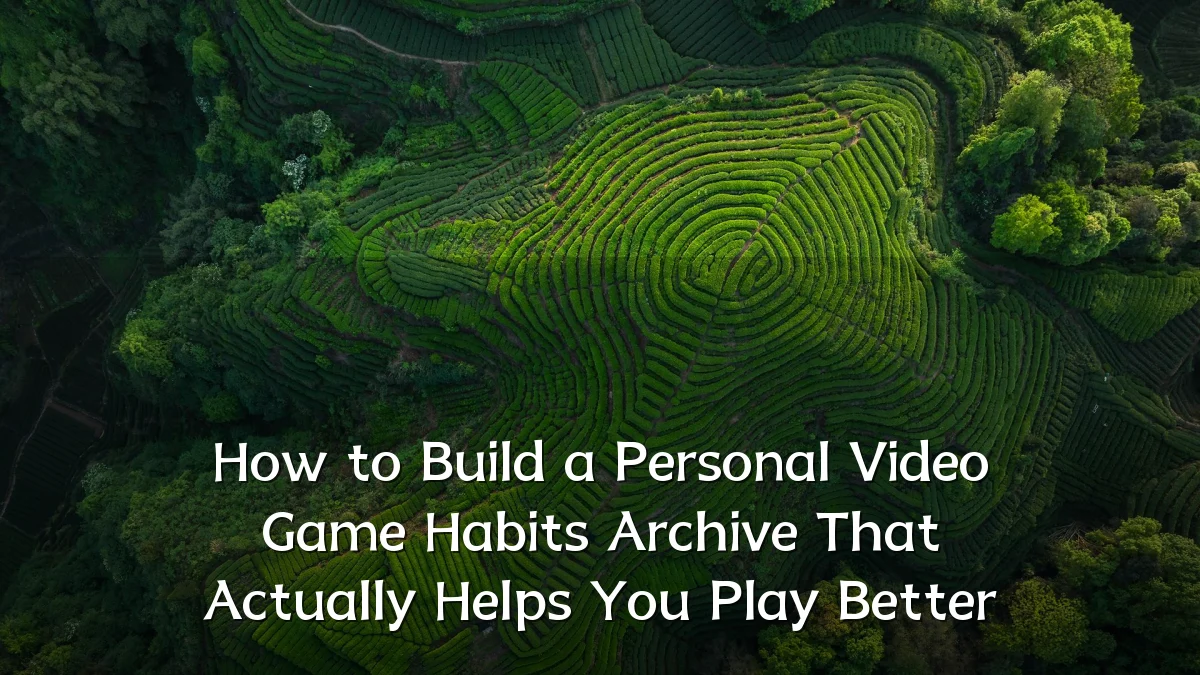 How to Build a Personal Video Game Habits Archive That Actually Helps You Play Better