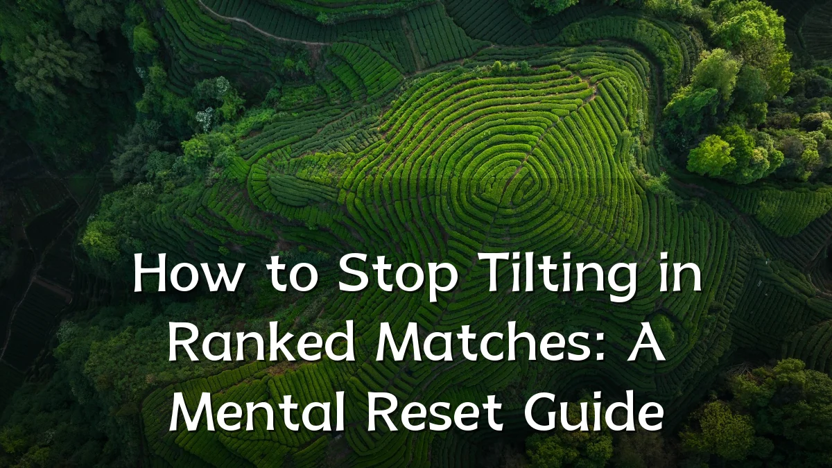 How to Stop Tilting in Ranked Matches: A Mental Reset Guide