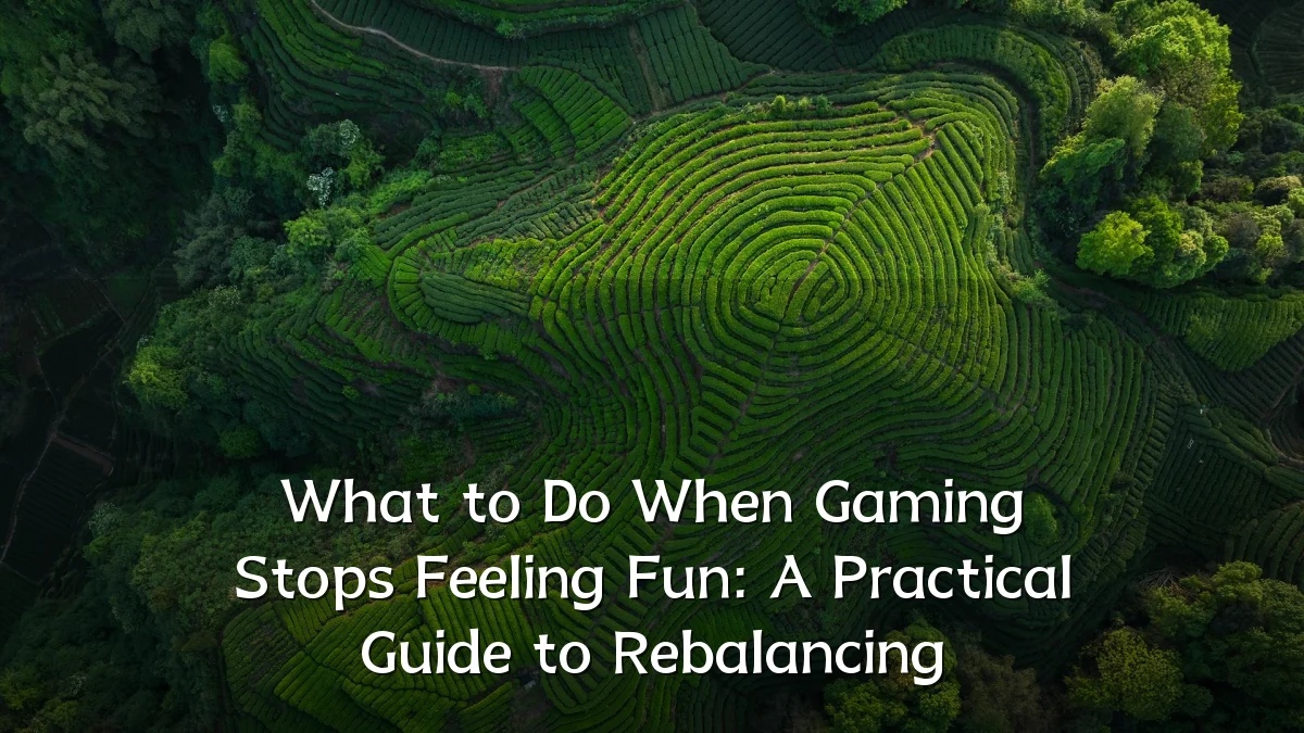 What to Do When Gaming Stops Feeling Fun: A Practical Guide to Rebalancing