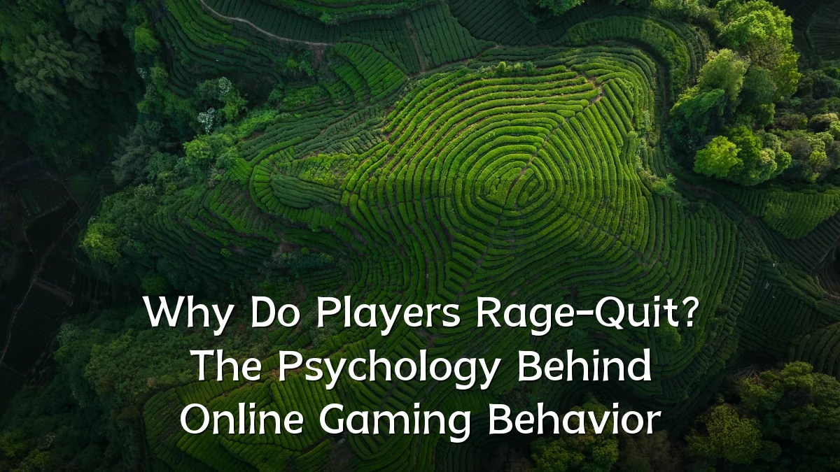 Why Do Players Rage-Quit? The Psychology Behind Online Gaming Behavior