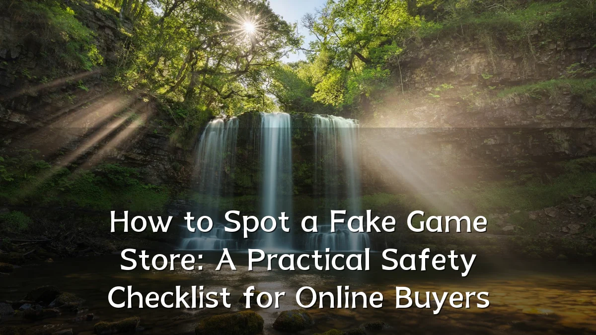 How to Spot a Fake Game Store: A Practical Safety Checklist for Online Buyers
